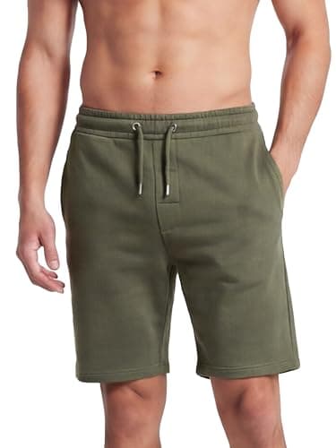 Image of Love My Fashions® Men Running Shorts Gym Training Summer Fleece Gym Workout Sports Short for Men UK Khaki