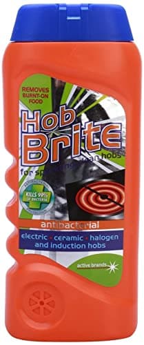 Image of 2 X Homecare Hob Brite Ceramic & Halogen Hob Cleaner 300ml (Removes Burnt on Food deep Cleans & Protects)