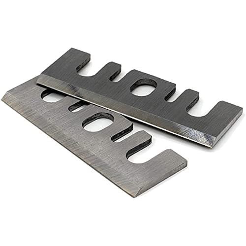 Image of DEWIN 82mm Hand Planer Blades，3-1/4" HSS Resharpenable Hand Planer Blades 82mm HSS HandPlaner-Blade Replacement Cutting Tool for Hitachi P20ST P20SF P20SB P20A FP20SA 82x29x3mm（sliver）
