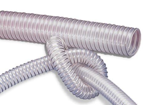 Image of PU Flexible Ducting Hose, 250mm ID x 10m Length - Fully Antistatic Polyurethane - Dust & Fume Extraction, Woodworking, Ventilation