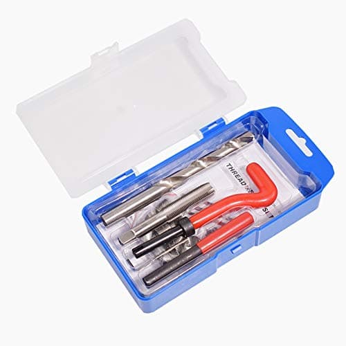 Image of Alltooetools M12 X 1.25mm Thread Repair Tool Kit, Metric Helicoil Kit with HSS Drill Bit, 10PC Wire Thread Inserts