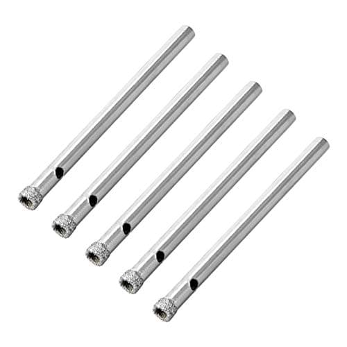 Image of sourcing map 4mm Diamond Drill Bits Hole Saws for Glass Tile Porcelain Marble Ceramic Bottles Pots Brick Pack of 5