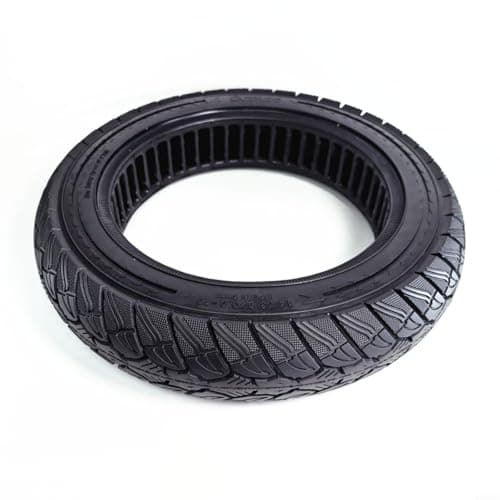 Image of NiuLumea 14 Inch 3.00-10 Solid for Tire Electric Scooter, Non-Pneumatic Puncture Proof Wheel with Hollow Design, Anti-Slip Tread & Noise Reduction, Black
