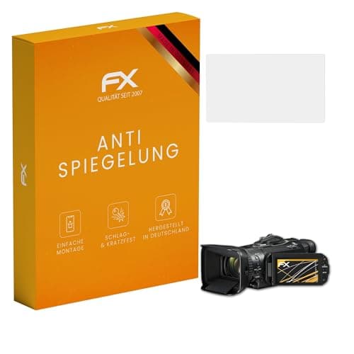 Image of atFoliX Screen Protector compatible with Canon Legria GX10 Screen Protection Film, anti-reflective and shock-absorbing FX Protector Film (3X)