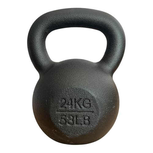 Image of Chase Fitness Cast Iron Kettlebell for Strength and Cardio Home Gym Training 4kg - 40kg (24KG)
