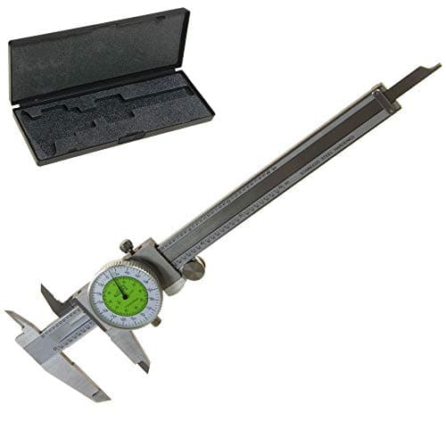 Image of iGaging 100-164 Fractional & Decimal Inch Combination Dial Caliper, 6"