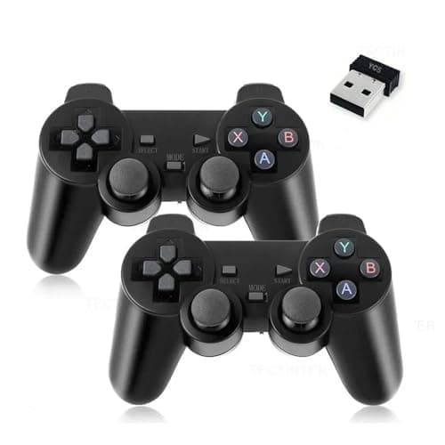 Image of iTAP Universal Wireless Gaming Controller: Dual Vibration Joystick with 2.4GHz USB Receiver. Works with PC, Android Mobile, TV Box, and PC360.