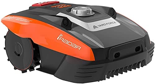 Image of Yard Force Compact 300RBS Robotic Lawnmower with i-Radar, Active Safety Ultrasonic Technology for Lawns, Orange, 300 m²
