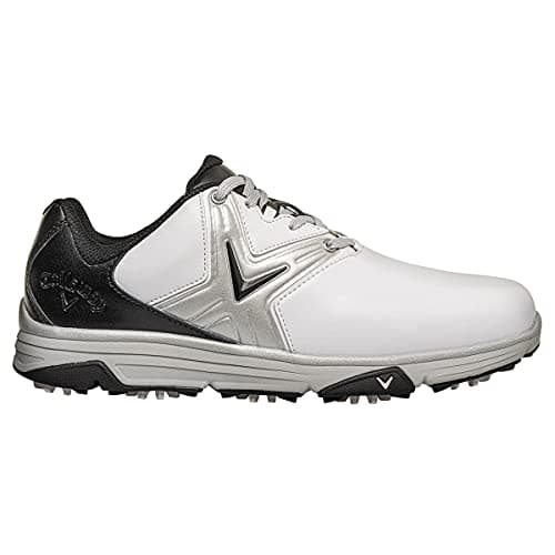Image of Callaway Men's M585 Chev Comfort Golf Shoe, White Black, 6 UK