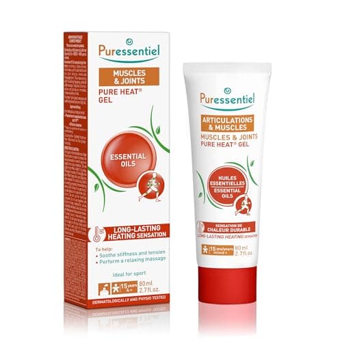 Image of Puressentiel - Pure Heat - Gel for Joints and Muscles with 14 Essential Oils & Plant extracts of Arnica and Harpagophytum for Natural Warming Relief - Helps soothe Stiffness and Tension - 80 ml
