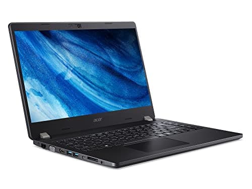 Image of Acer TravelMate P2 TMP214-53 14 inch Commercial Laptop - (Intel Core i5-1135G7, 8GB, 256GB SSD, Full HD Display, Windows 10 Pro, Black)