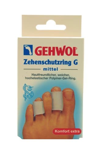 Image of Gehwol 1026926 Zehenschutzring G Polymer-Gel-Ring, mittel [Badartikel]