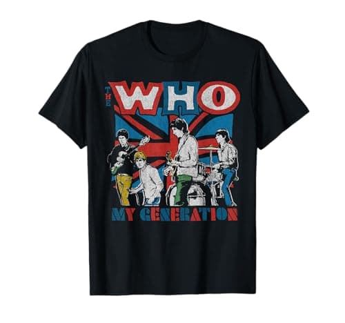 Image of The Who Official My Generation Vintage T-shirt T-Shirt