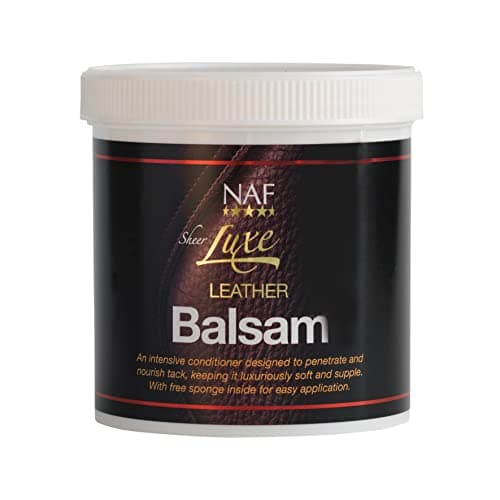 Image of NAF Sheer Luxe Leather Balsam 400g – Premium Leather Conditioner for Saddlery & Tack – Nourishes, Protects & Restores – With Beeswax & Lanolin