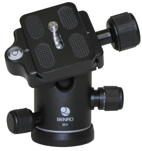 Image of Benro B0 Triple Action Ballhead with PU50 Plate.