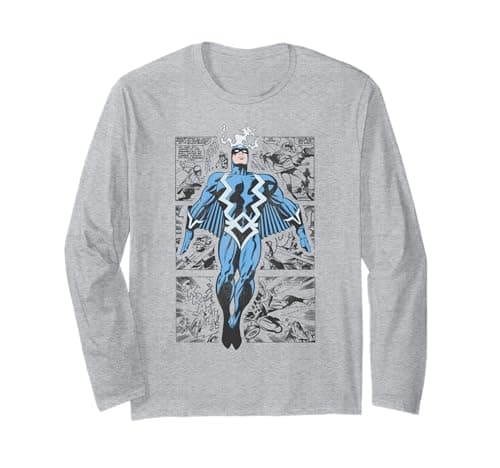 Image of Marvel Inhumans Black Bolt Comic Long Sleeve T-Shirt