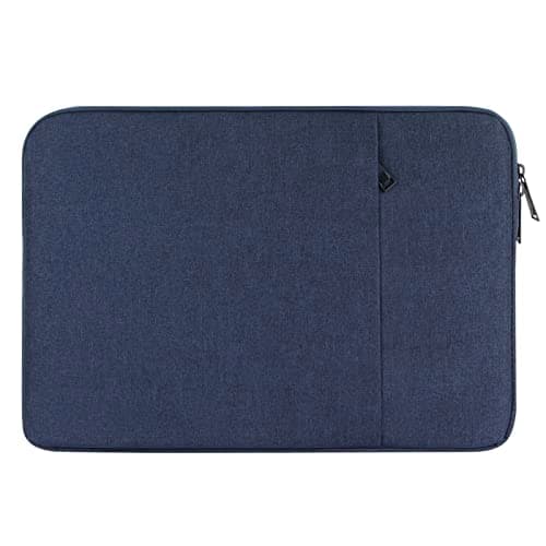 Image of Chelory Laptop Sleeve for 16 Inch MacBook Pro Max, 15.6 16 Inch Laptop Case for Notebook Ultrabook Computer Surface Chromebook Shockproof Protective Cover Water Resistant Bag Carrying Case, Dark Blue
