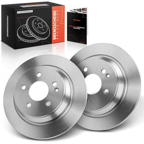 Image of Frankberg Brake Disc Set incl. 2x Discs Rear Solid Ø296mm Compatible with Vito Bus W639 Vito/Mixto Box W639 Viano W639 Replace# 6394230112
