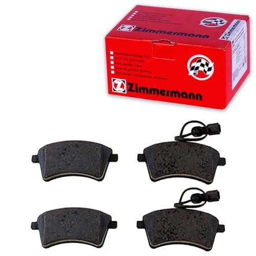 Image of ZIMMERMANN 24693.175.2 Front Brake Pad Set with Wear Warning Contact Photo Corresponds to Box Contents Compatible with Renault Kangoo Express FW0/1