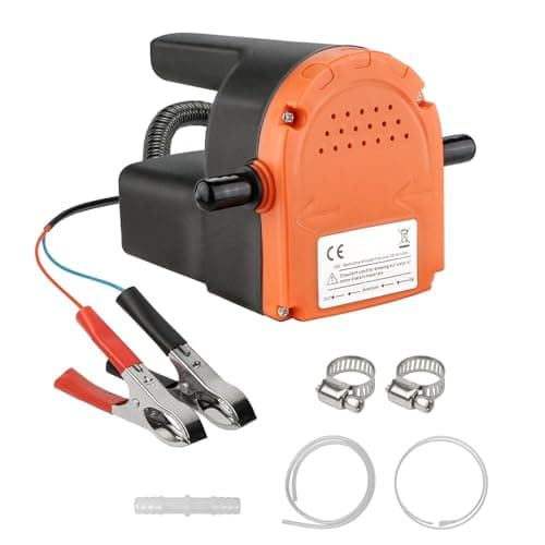 Image of Engine Oil Transfer Pump Extractor Pump,Upgraded 80W 12V Diesel Oil Pump Extractor with Suction Hoses ideal for Cars Boats Motorcycle Trucks,Extracting Engine Oil or Diesel Easily
