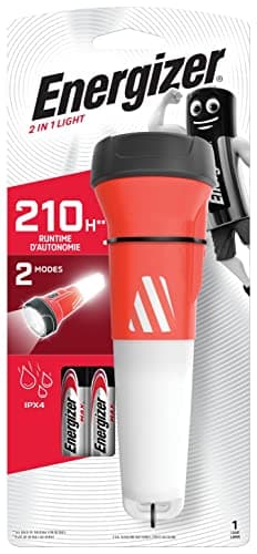Image of Energizer - Full LED Torch / Flashlight Range - For Emergency, Camping & Hiking (Compact, Headlight, Duo, Metal & Lantern Torches) (2in1 Lantern Torch +2AA Batts)