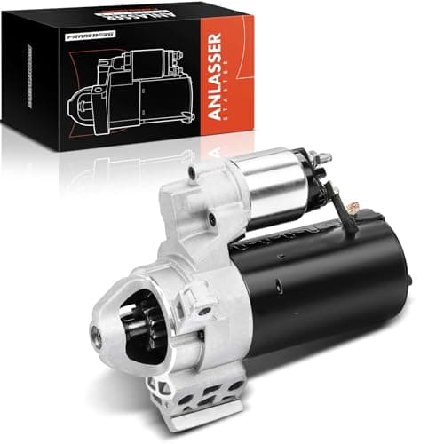 Image of Frankberg Starter Motor 2,2KW Compatible with 1 Series E81 116 118 120 123 2.0L 2007-2011 3 Series E90 316 318 320 325 330 5 Series F10 518 520 525 530 535 550 Replace# 12417823700