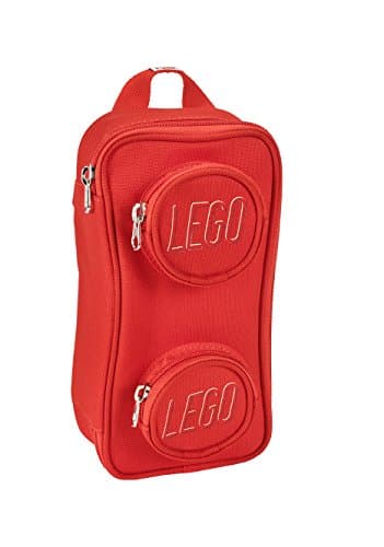 Image of LEGO Kids Brick Pouch, Red, One Size, Brick Pouch