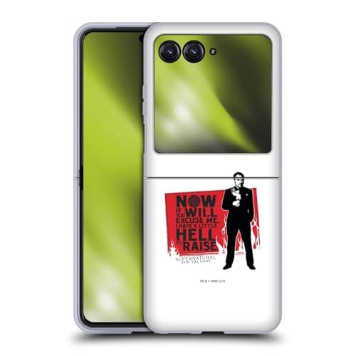 Image of Head Case Designs Officially Licensed Supernatural Sam, Dean & Castiel Graphic Soft Gel Case Compatible With Razr 40 Ultra/Razr+ 2023