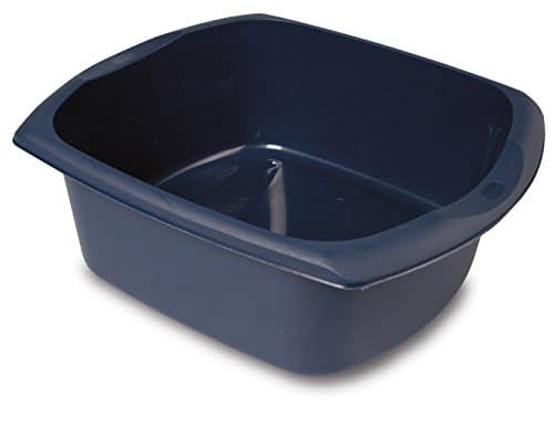 Image of Addis Large Washing Up Bowl 9.5L Capacity In Ink Blue, 38 x 32 x 14 cm