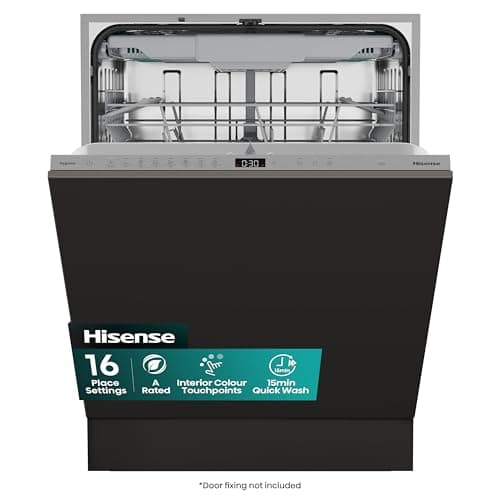 Image of Hisense Integrated Standard Dishwasher - Black - A Rated