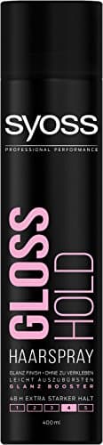 Image of Syoss Gloss Hold Hairspray Extra Strong Hold Level 4, 400 ml (Pack of 6)