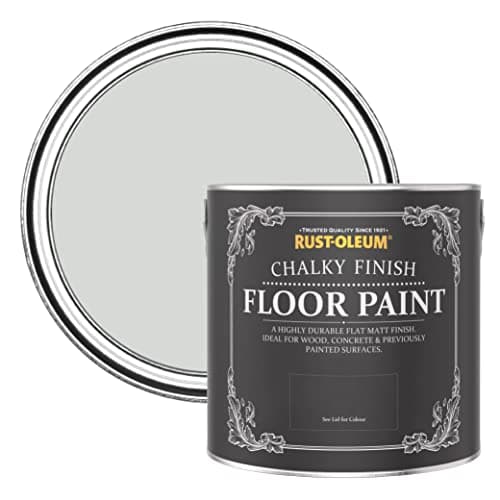 Image of Rust-Oleum Grey Scratch-Proof Floor Paint in Matt Finish - Winter Grey 2.5L
