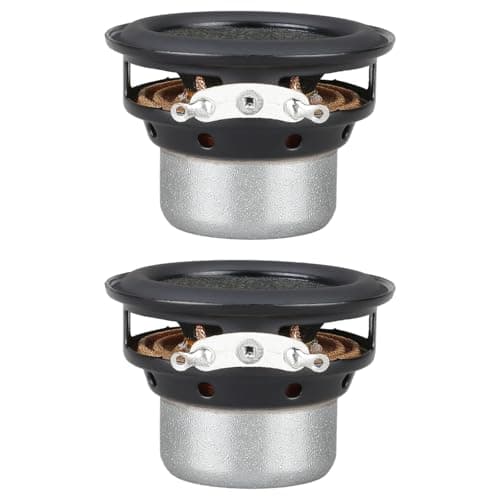 Image of Jazuaiao Professional 45mm Speakers 10W 4Ohm Impedance Double Magnets Configuration 19Core Voice Coil for Deeply Bass Response Double Magnets Speakers Driver
