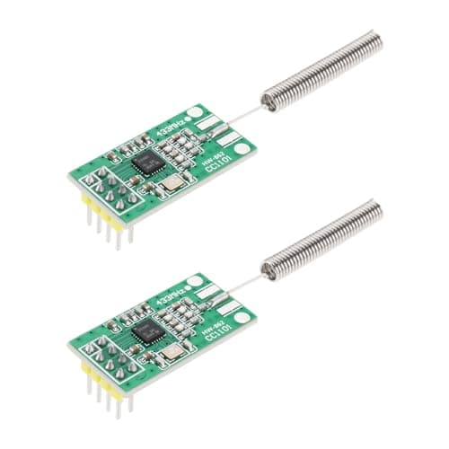 Image of VGOL 2pcs CC1101 433Mhz Wireless Transceiver CUL Funk Module DC 1.8-3.6V 10mW USB FHEM Transceiver With Spring Antenna Compatible with A-rduino Compatible with Raspberry Pi