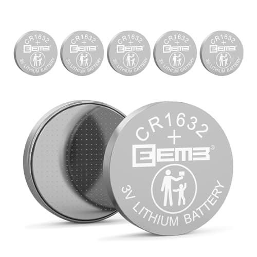 Image of EEMB CR1632 Battery 5 PACK CR1632 3V Lithium Battery Button Coin Cell Batteries 1632 Battery ECR1632,DL1632 for Watch, Key Fob, Calculator, Car Remote, Mobile Game, Toys, Smart Devices