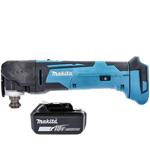 Image of Makita DTM51Z 18v Multitool LXT Keyless Blade Change + 1 x 5.0 Ah Battery