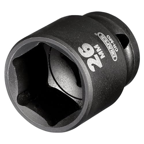 Image of Draper 20188 Hi-TORQ Impact Socket, 1/2" Sq. Dr., 26mm