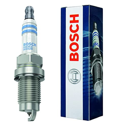 Image of Bosch Double Iridium 0242240675, 1 Spark Plug - for a Reliable Gasoline Engine Start and Long Service Life - with Robust Design