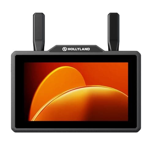 Image of Hollyland Pyro 5 Wireless Video Transmitter & Receiver & 5.5 inch Camera Field Monitor HDMI & SDI 1300ft Range, 60ms Latency Auto Dual-Band Hopping with Waveform, LUTs, Recording, Vector Scope