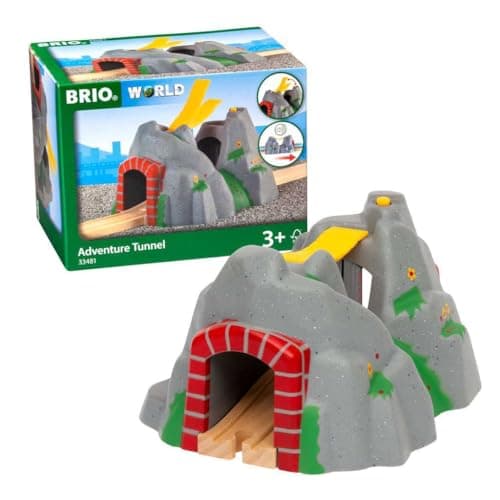 Image of BRIO World Adventure Tunnel Train Set Accessories for Kids Age 3 Years Up - Compatible with all BRIO Railway Sets & Accessories