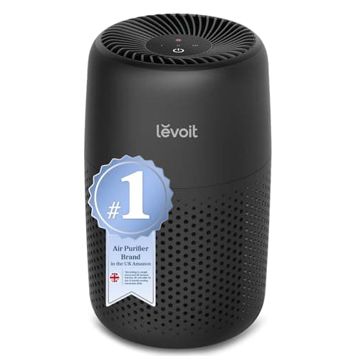 Image of LEVOIT Air Purifier for Bedroom Home, Ultra Quiet HEPA Filter Cleaner with Fragrance Sponge & 3 Speed for Better Sleep, Allergies, Dust, Pet Dander, Odour, Smoke, Office, Desktop, Core Mini Black