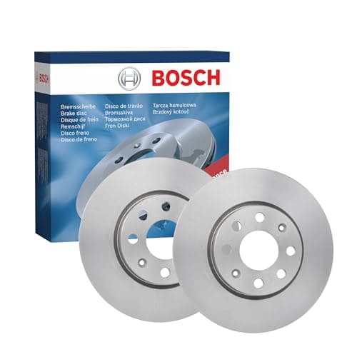 Image of Bosch BD1090 Brake Disc Set - 257 mm Vented Discs - Front Axle - ECE-R90 Certified - Good Cooling, Reliable Braking, Corrosion Protection - 1 Set of 2 Discs