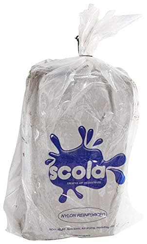 Image of Scola Reinforced Air Drying Modelling Clay (Stone), 12.5Kg