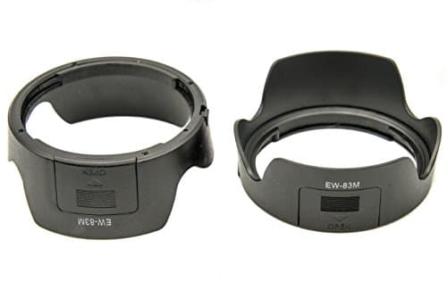 Image of PROtastic Replacement EW-83M EW83M Petal Lens Hood *** 2 PACK *** For Canon EF 24-105mm f/3.5-5.6 IS STM & EF 24-105mm f/4L IS II USM Lenses
