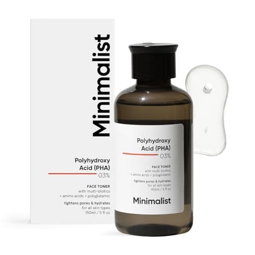 Image of Minimalist PHA 3% Alcohol Free Face Toner, 150 ml | Pore Tightening & Mild Exfoliation For Oily, Acne Prone, Sensitive & Normal Skin |Transparent, 150 ml (Pack of 1)