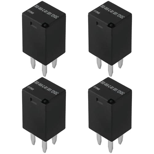Image of The Lord of the Tools 4pcs 303-1AH-C-R1-U01-12VDC 4 Pin Automotive Relays 12V 20A SPST Micro Relay For Automotive Electronics Industrial Control And Power Management