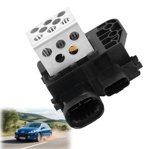 Image of VZU 9673999980 Car Heater Motor Fan Blower Resistor for 108 2008 301 307 308 408 RCZ 3008 1308CP 5008 Citroen C1 C4 Picasso C5 2004-ON Spacetourer Berlingo Partner Traveller C-Elysee 9829220580