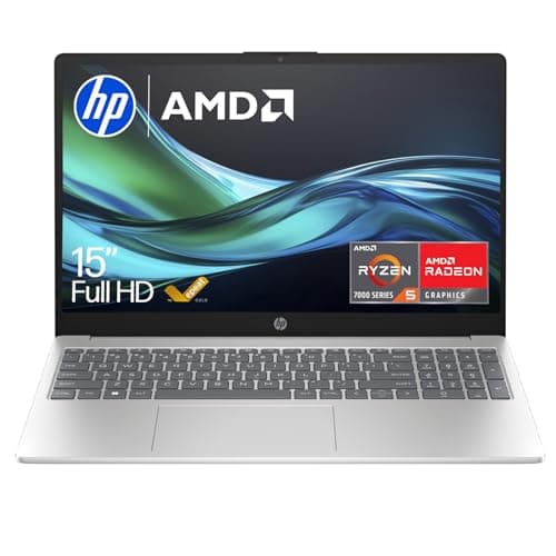 Image of HP 15.6” Laptop | AMD Ryzen 5 7520U Processor | 16 GB RAM | 1 TB SSD | AMD Radeon Graphics | FHD Display | Up to 11.5 hrs battery | Dual Speakers | Windows 11 | Silver | 15-fc0002sa