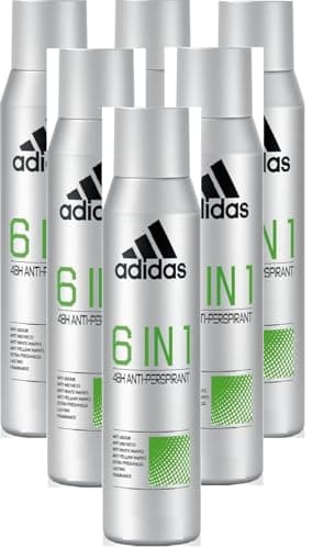 Image of Adidas 6 in 1 Cool & Dry 48H Anti Perspirant Body Spray 200ml (6)