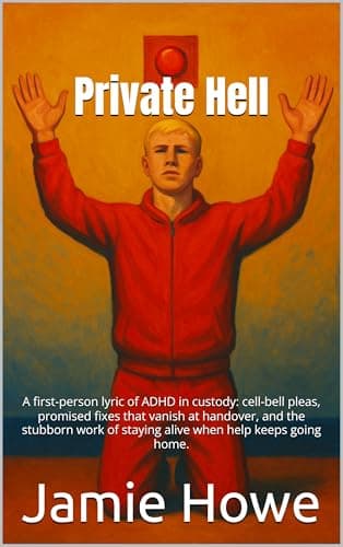 Image of Private Hell: A first-person lyric of ADHD in custody: cell-bell pleas, promised fixes that vanish at handover, and the stubborn work of staying alive when help keeps going home.